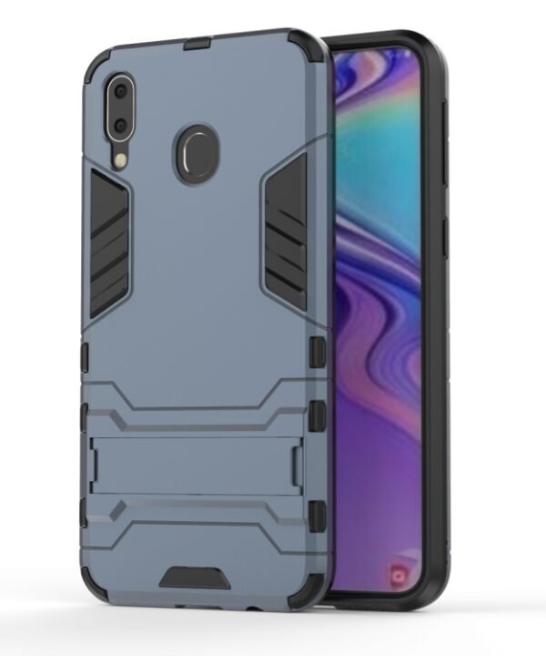 Shockproof PC + TPU Case for Galaxy M20, with Holder, For Samsung Galaxy M20, Galaxy M20