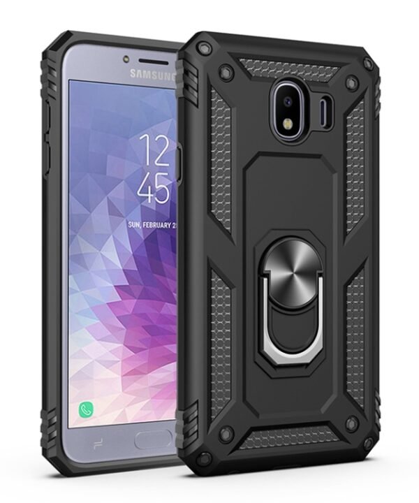 Sergeant Armor Shockproof TPU + PC Protective Case for Galaxy J4 2018, with 360 Degree Rotation Holder, For Galaxy J4 2018