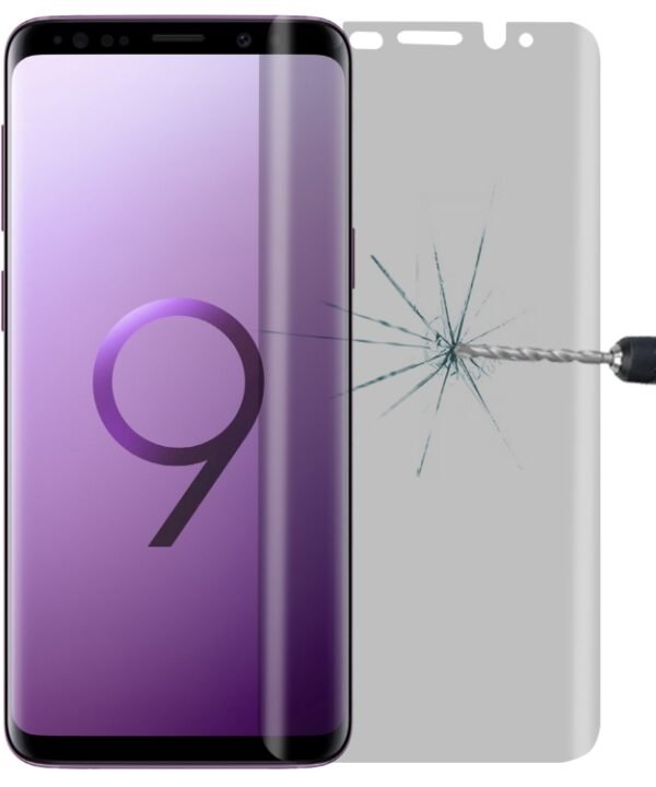 Privacy Anti-glare 0.26mm 9H 3D Tempered Glass Film for Galaxy S9+