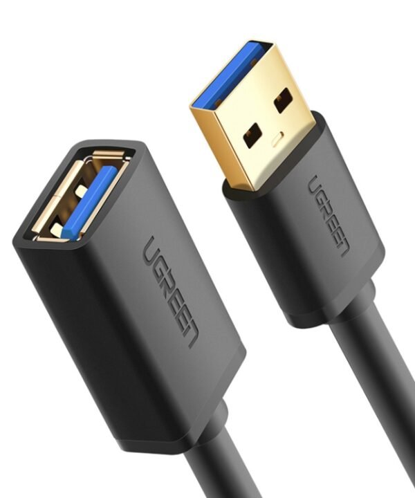 Ugreen 1m USB 3.0 Male to Female Data Sync Super Speed Transmission Extension Cord Cable