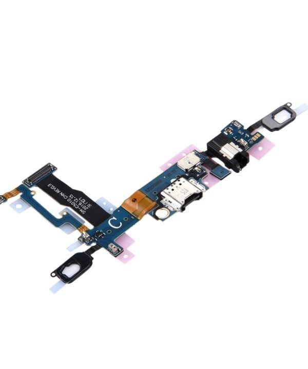 For Galaxy C5 Pro / C5010 Charging Port + Home Button + Earphone Jack Flex Cable