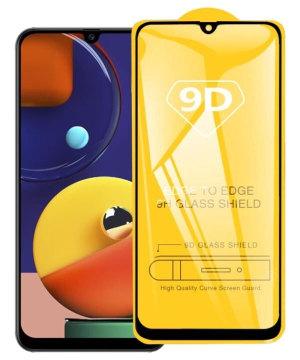 For Galaxy A50s 9D Full Glue Full Screen Tempered Glass Film