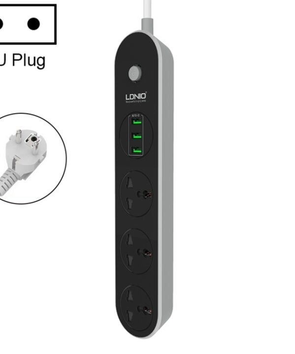 LDNIO SC3301 3 x USB Ports Travel Home Office Socket, Cable Length: 1.6m, US Plug, SAS8610AUS, SAS8610BUS, SAS8610EU, SAS8610UK