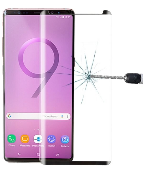 Case Friendly  Edge Glue Tempered Glass Film for Galaxy Note 9