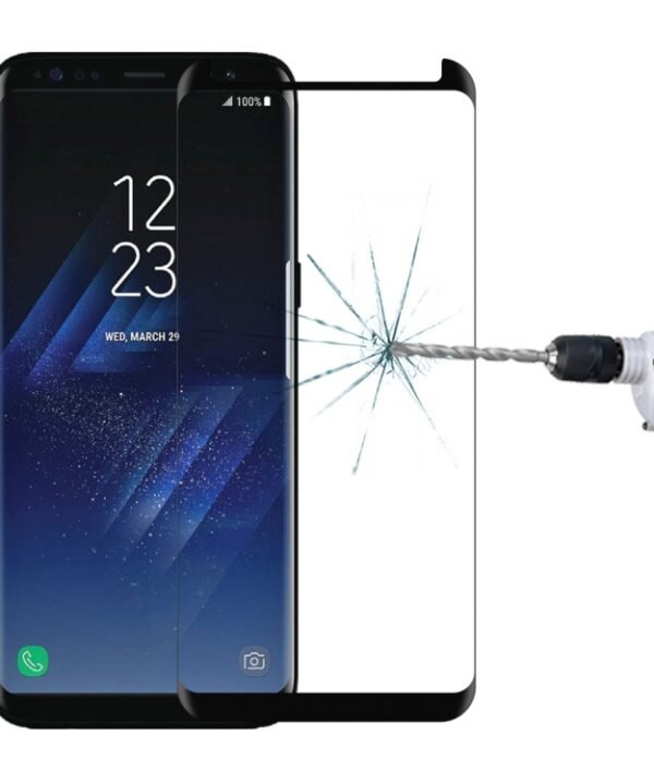For Galaxy S8+ / G955 0.26mm 9H Surface Hardness 3D Explosion-proof Non-full Screen Curved Case Friendly Tempered Glass Film, For Galaxy S8+ / G955, For Galaxy S8+ / G955 Black Frame, For S8+ / G955, Galaxy S8+