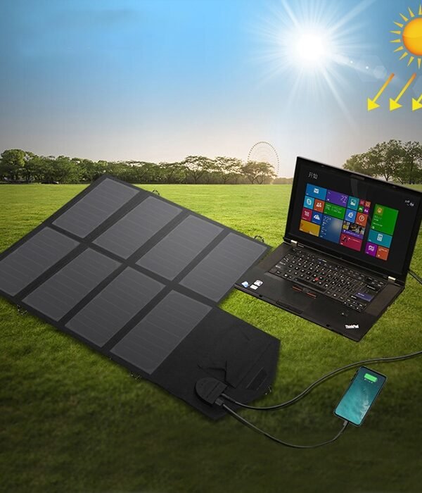 ALLPOWERS 40W Solar Panel Charger Portable Solar Battery Chargers 5V 18V