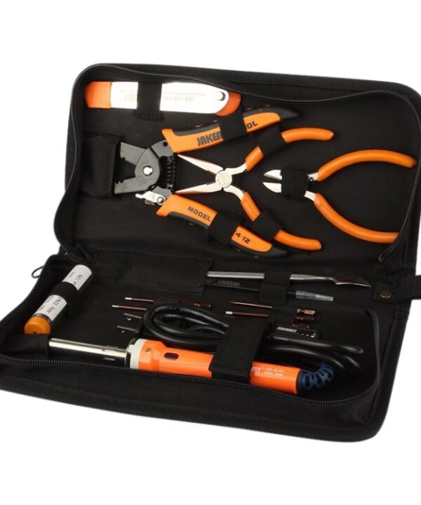 JAKEMY JM-P14 Welding Repair Tools Set Toolbox Bag Wire Stripper Pliers Screwdriver, US Plug