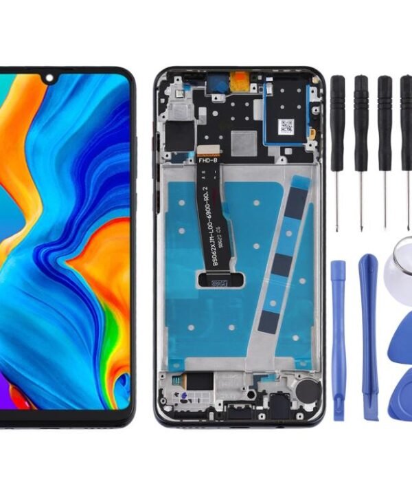LCD Screen and Digitizer Full Assembly with Frame for Huawei P30 Lite / Nova 4e (RAM 6G / High Version), For Huawei P30 Lite(High Version)