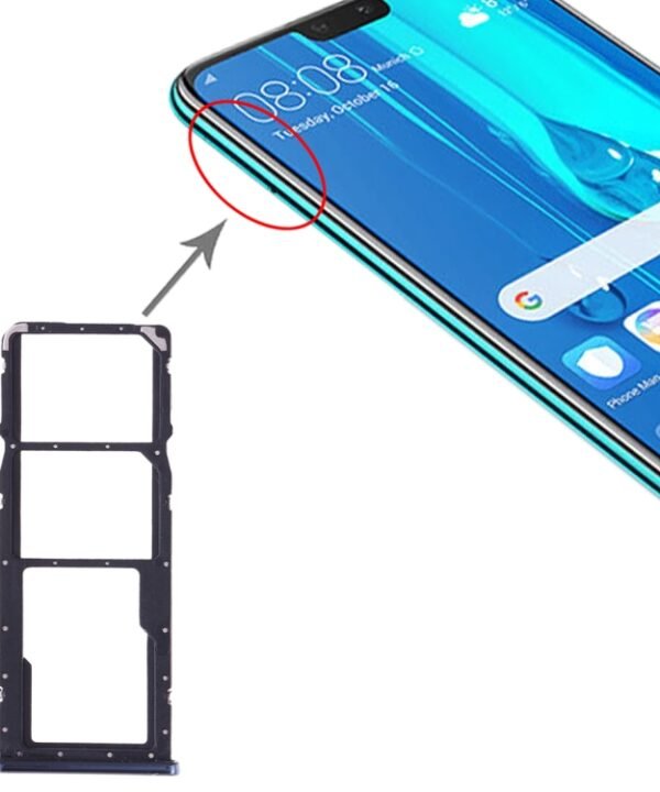 SIM Card Tray + SIM Card Tray + Micro SD Card Tray for Huawei Y9 (2019), For Huawei Y9 (2019)