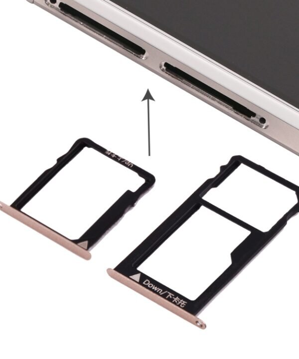 For Huawei Honor 5X / GR5 Micro SIM Card Tray + Nano SIM & Micro SD Card Tray, For Huawei Honor 5X, For Huawei 5X