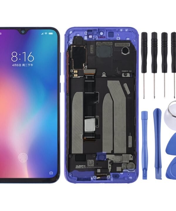 Original LCD Screen and Digitizer Full Assembly with Frame for Xiaomi Mi 9 SE, For Xiaomi Mi 9 SE, For Mi 9 SE(Purple)
