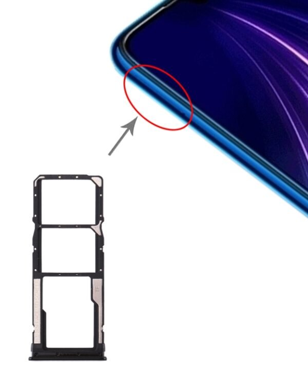 SIM Card Tray + SIM Card Tray + Micro SD Card Tray for Xiaomi Redmi Note 8, For Xiaomi Redmi Note 8, For Redmi Note 8