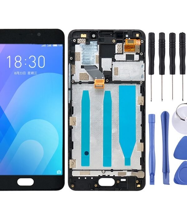 LCD Screen and Digitizer Full Assembly with Frame for Meizu M6 Note, For Meizu M6 Note