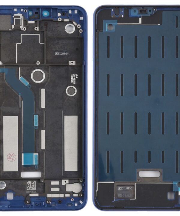 Middle Frame Bezel with Side Keys for Xiaomi Mi 8 Lite, For Xiaomi Mi 8 Lite Middle Blue