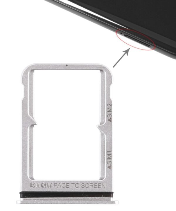 Double SIM Card Tray for Xiaomi Mi 8, For Mi 8, For Xiaomi Mi 8