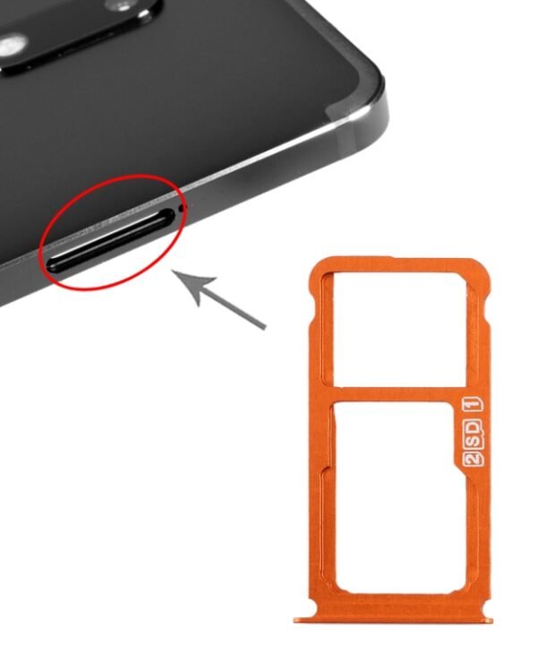 SIM Card Tray + SIM Card Tray / Micro SD Card Tray for Nokia 7 Plus TA-1062, For Nokia 7 Plus