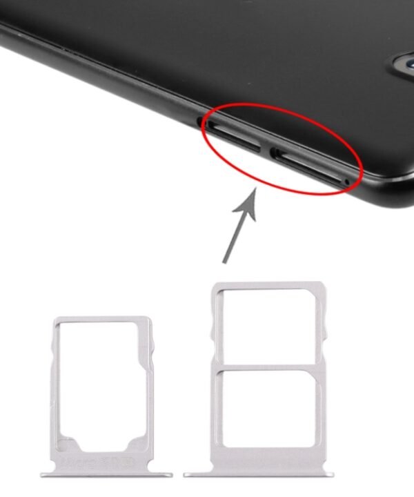 SIM Card Tray + SIM Card Tray + Micro SD Card Tray for Nokia 3.1 TA-1049 TA-1057 TA-1063 TA-1070, For Nokia 3.1