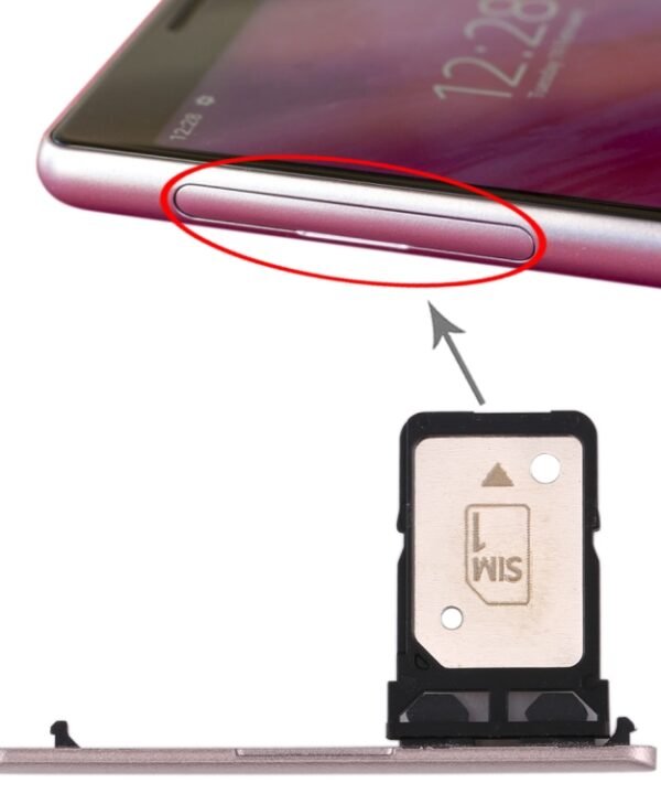 Original Single SIM Card Tray for Sony Xperia 10, For Xperia 10(Pink), For Xperia 10