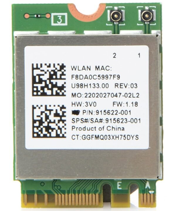 RTL8822BE Dual Band AC 433M Network Adapter Card Bluetooth 4.0 Wireless Network Adapter Card for Dell / ASUS / Toshiba / Sony / Acer