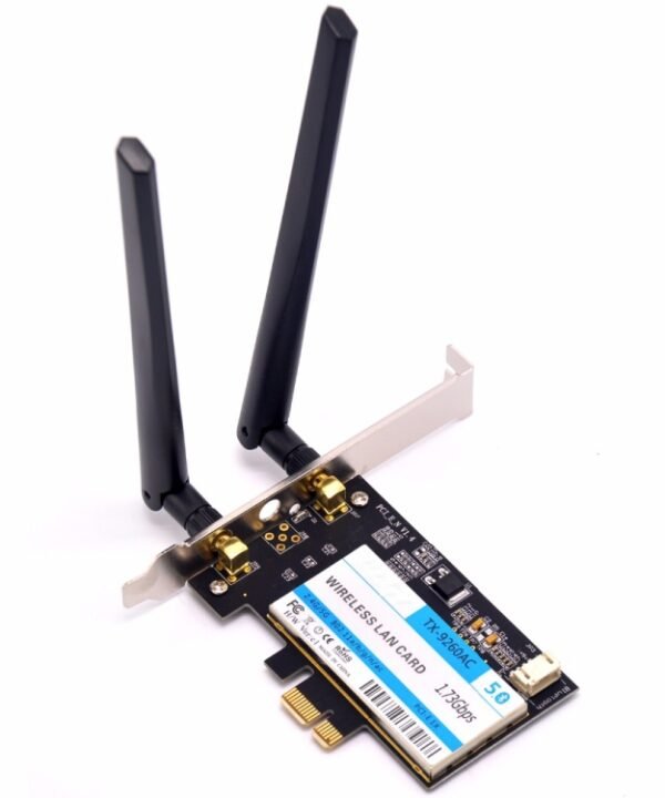 TX-9260AC Wireless-AC Dual Band 802.11ac 1730Mbps Desktop PCI-e WiFi Adapter + Bluetooth 5.0 WLAN Network Card for Intel 9260ac
