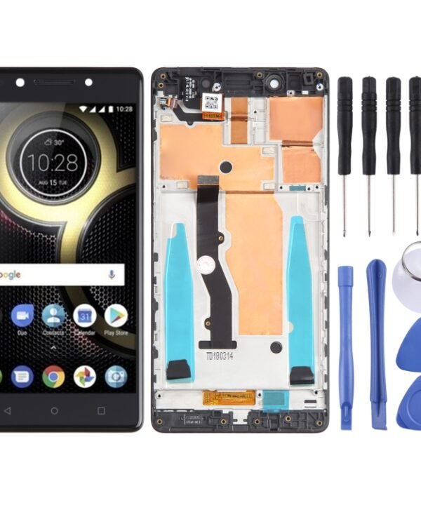 LCD Screen and Digitizer Full Assembly with Frame for Lenovo K8 Note XT1902-3, For Lenovo K8 Note