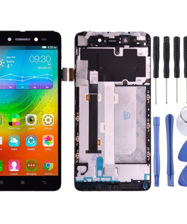 LCD Screen and Digitizer Full Assembly with Frame for Lenovo S90 S90-T S90-U S90-A, For Lenovo S90