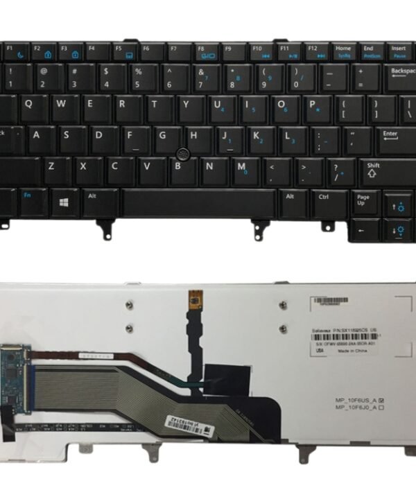 US Version Keyboard with Keyboard Backlight and Pointing for Dell Latitude E6420 E6320 E6430 E5420 E5430 E6430s