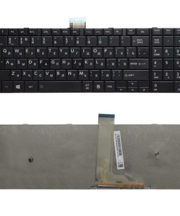 RU Version Keyboard for Toshiba Satellite C50-A C50-A506 C50D-A C55T-A C55-A C55D-A, For Toshiba Satellite C50-A (RU) (Black), For Toshiba Satellite C50-A (RU)(White)
