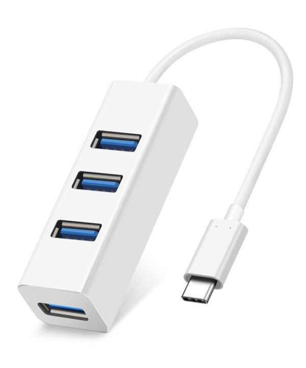 Portable USB-C / Type-C Male to 4 USB Ports Female HUB Adapter