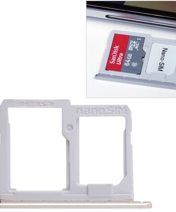 SIM Card Tray + Micro SD Card Tray for LG Q6 / M700 / M700N / G6 Mini, SIM+Micro SD Card Tray (Gold), SIM+Micro SD Card Tray (Black), SIM+Micro SD Card Tray (Silver)