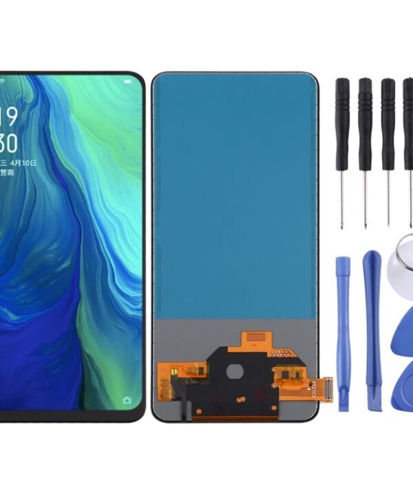 TFT Material LCD Screen and Digitizer Full Assembly (No Fingerprint Identification) For OPPO Reno
