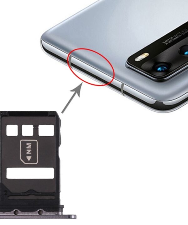 SIM Card Tray + NM Card Tray for Huawei P40, For Huawei P40