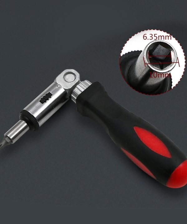180 Degree Rotation 1/4 inch Hex Connector Multi-function Ratchet Screwdriver
