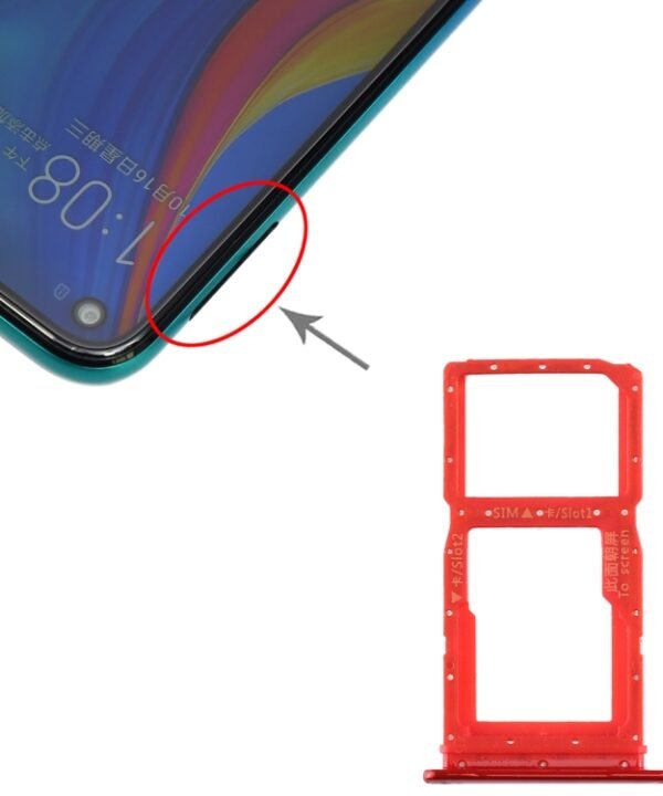 SIM Card Tray + SIM Card Tray / Micro SD Card Tray for Huawei Enjoy 10 Plus, For Huawei Enjoy 10 Plus