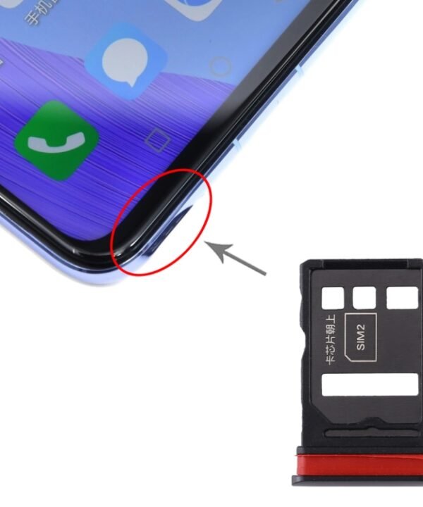SIM Card Tray + SIM Card Tray for Honor V30 Pro / Honor V30, For Honor V30 Pro, For Honor V30 Pro (Dark Blue), For Huawei Nova 6