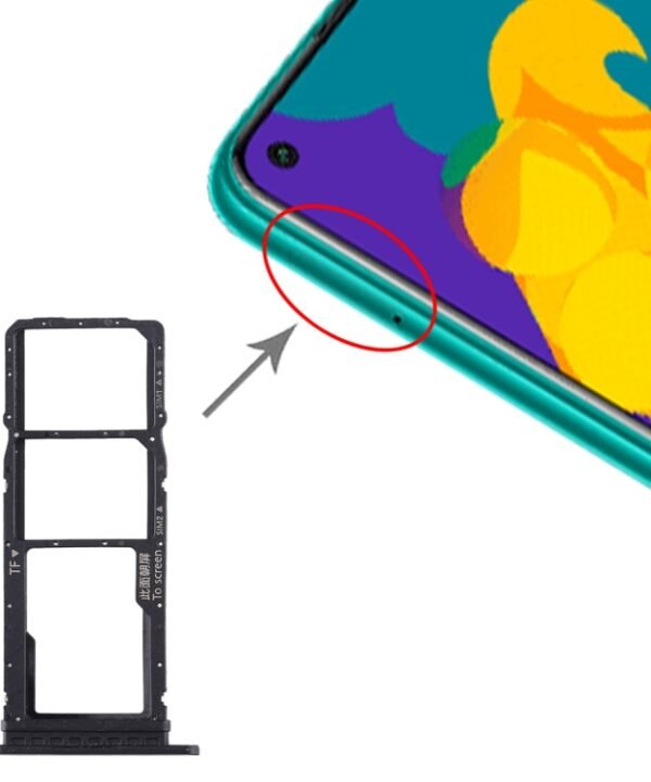 SIM Card Tray + SIM Card Tray + Micro SD Card Tray for Huawei Honor Play 4T, For Huawei Honor Play 4T