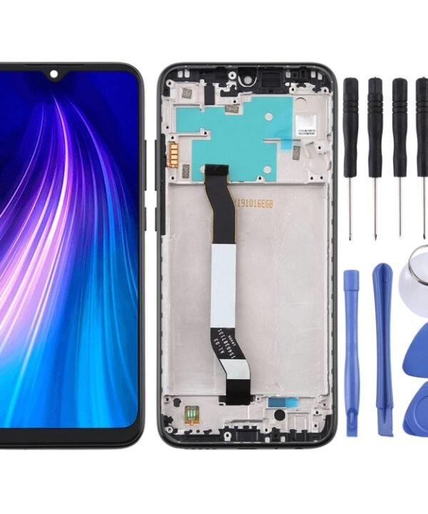 LCD Screen and Digitizer Full Assembly with Frame for Xiaomi Redmi Note 8, For Xiaomi Redmi Note 8