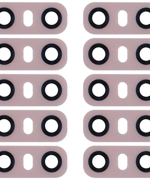 10 PCS Back Camera Lens with Adhesive for LG G6 H870/H871/H872/ LS993, LG G6 (Pink), LG G6 (Blue), LG G6 (Gold)