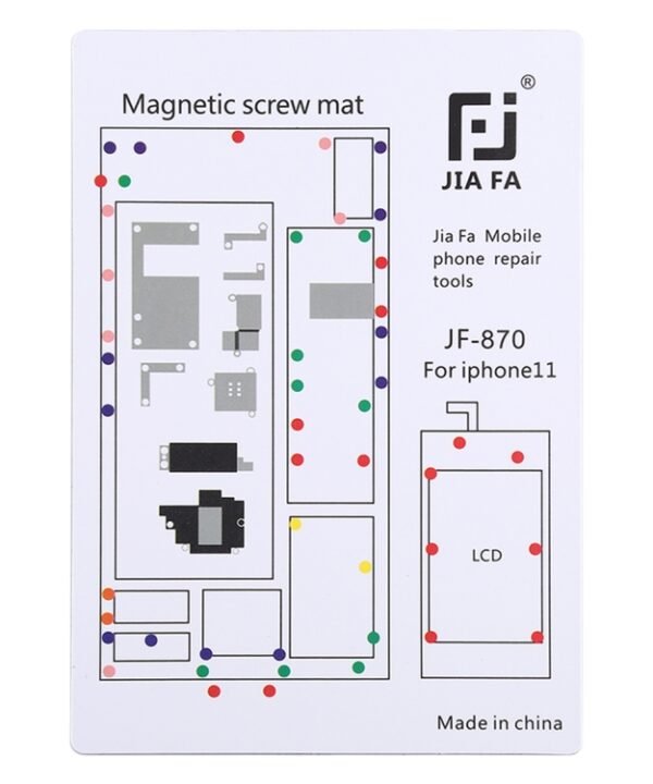 JIAFA JF-870 Magnetic Pad Screw Board for iPhone 11
