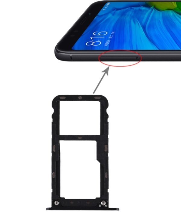 2 SIM Card Tray / Micro SD Card Tray for Xiaomi Redmi 5 Plus, For Xiaomi Redmi 5 Plus, For Redmi  5 Plus, Fo r Xiaomi Redmi 5 Plus