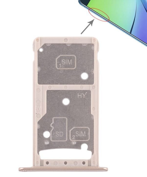 2 SIM Card Tray / Micro SD Card Tray for Huawei Enjoy 6 / AL10, For Huawei Enjoy 6 / AL10