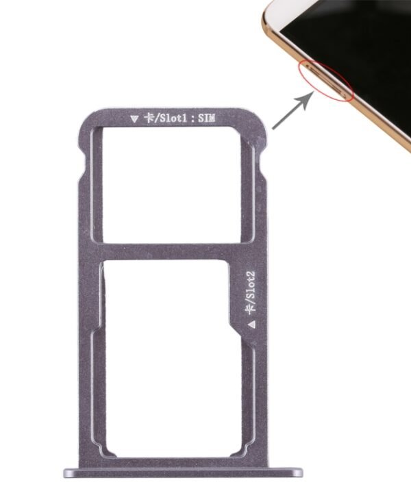 SIM Card Tray + SIM Card Tray / Micro SD Card for Huawei G9 Plus, For Huawei G9 Plus