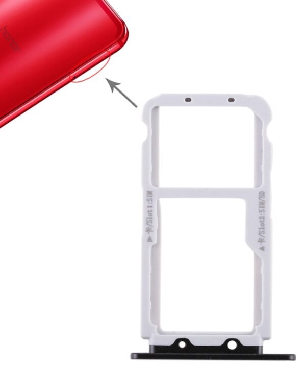 SIM Card Tray + SIM Card Tray / Micro SD Card for Huawei Honor View 10 / V10, For Honor V10, For Huawei View 10 / V10, For Honor View 10 / V10