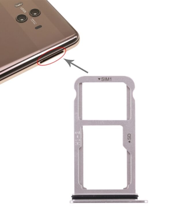 SIM Card Tray + SIM Card Tray / Micro SD Card for Huawei Mate 10, For Huawei Mate 10