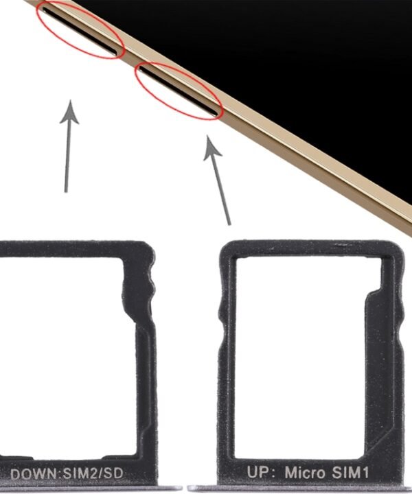 SIM Card Tray + SIM Card Tray / Micro SD Card for Huawei Enjoy 5s, For Huawei Enjoy 5s