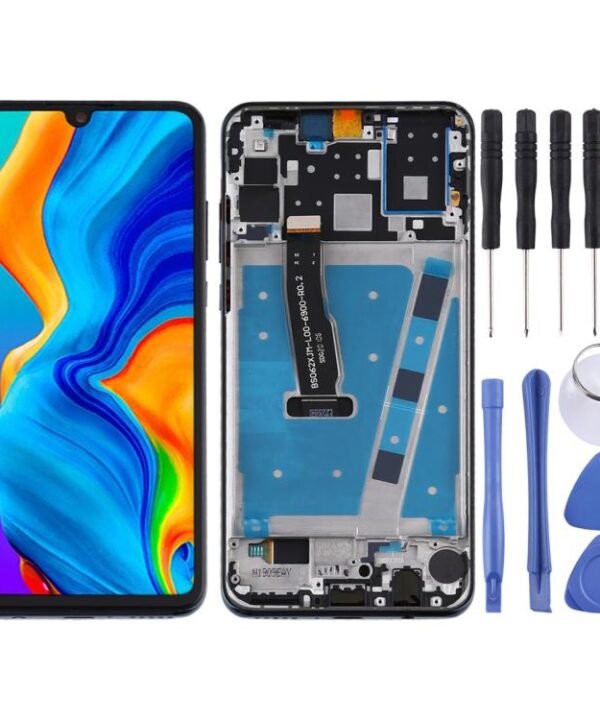 LCD Screen and Digitizer Full Assembly with Frame for Huawei P30 Lite (RAM 4G / Standard Version), For Huawei P30 Lite(Standard Version)