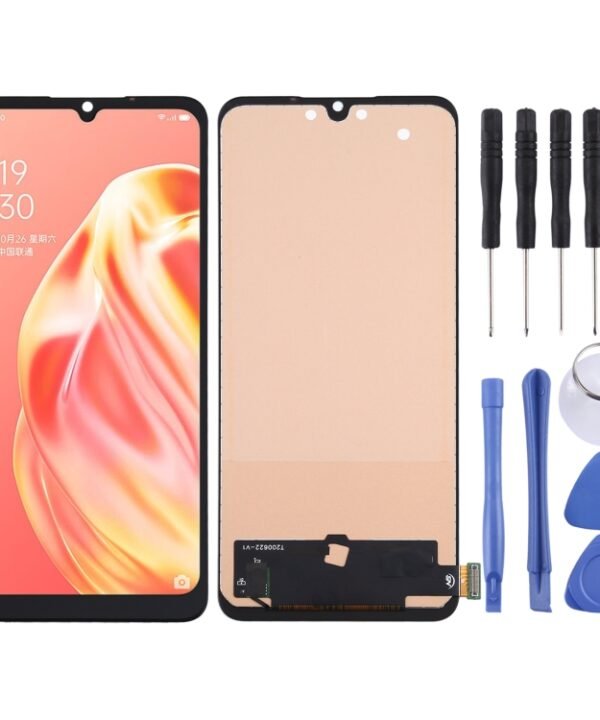 TFT LCD Screen for OPPO Reno3 / A91 / F15 / F17 with Digitizer Full Assembly, Not Supporting Fingerprint Identification