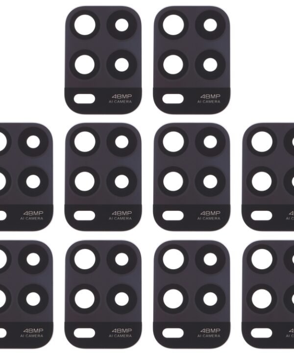 10 PCS Back Camera Lens for Xiaomi Mi 10 Lite 5G