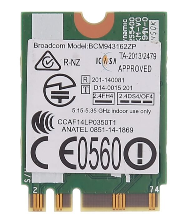 BCM943162ZP Wireless Network Card for Lenovo E450 E550 E455 E555 M50-70 M50-80 G70-70 G70-80 Z70-80 G50-30 G50-45 G50-70