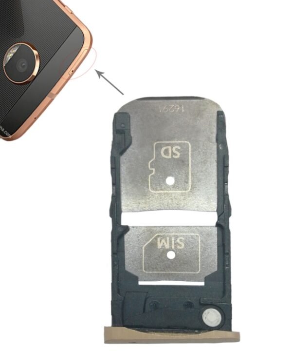 SIM Card Tray + Micro SD Card Tray for Motorola Moto Z Force